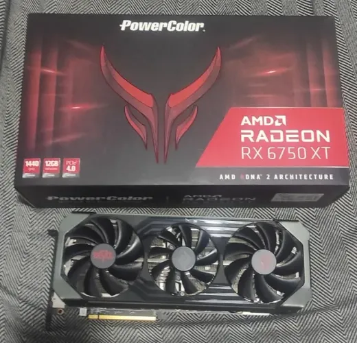 Placa de vídeo PowerColor RX 6750XT 12gb Red Devil OC