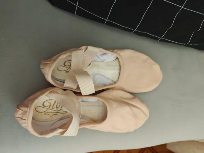 Sapatilha de ballet cor rosa clara