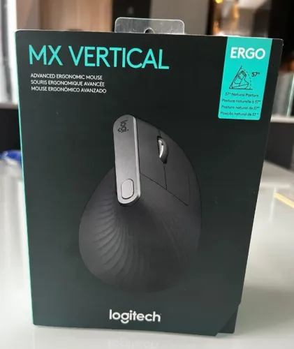 Logitech MX Vertical - Mouse Ergonômico Premium