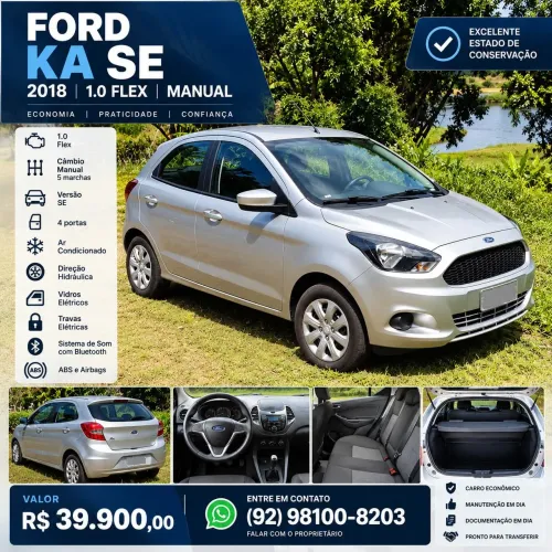 Ford KA 1.0 Se/se Plus Tivct Flex 5P 2018