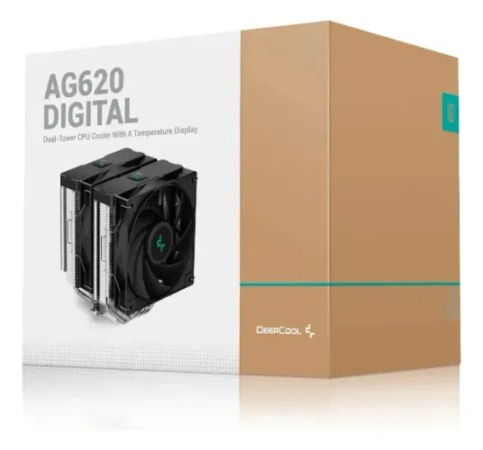 Air Cooler Ag620 Digital Com Monitoramento Deepcool Preto