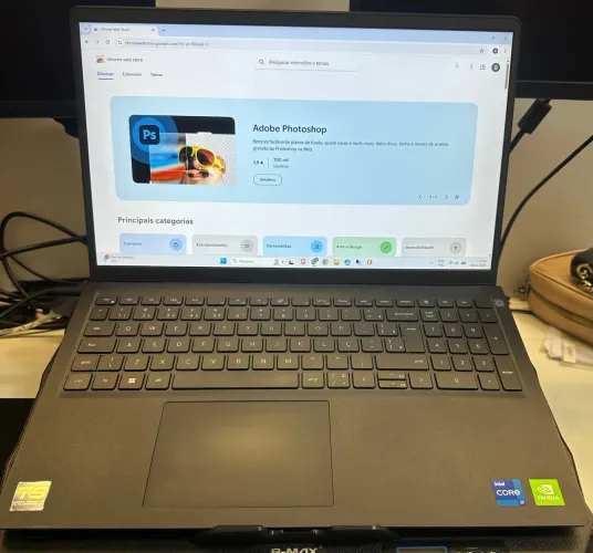 Notebook Dell Inspiron 15 SSD NVMe 512Gb Proc Intel i7 11Gen 16gb RAM Video 2Gb Nvidea