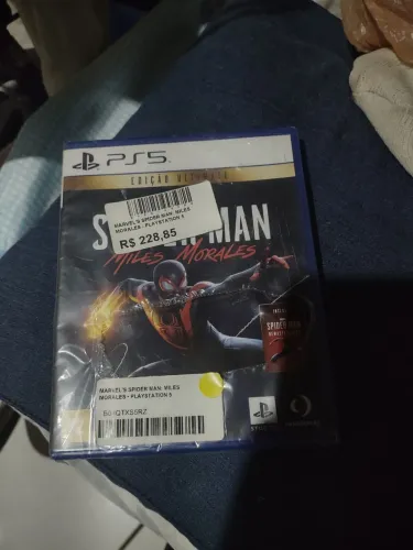 SPIDER MAN MILES MORALES EDIÇÃO ULTIMATE LACRADO, DETALHES PLÁSTICO