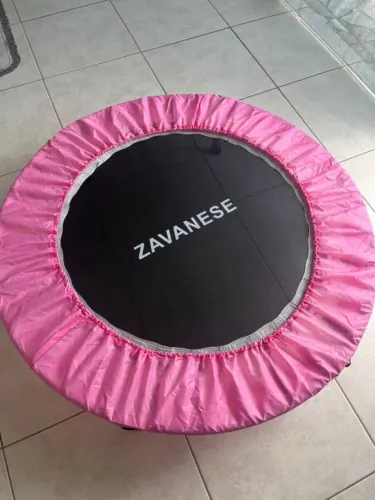 Trampolim Jump Profissional com Capa Cama Elástica Diâmetro 1 M 200Kg