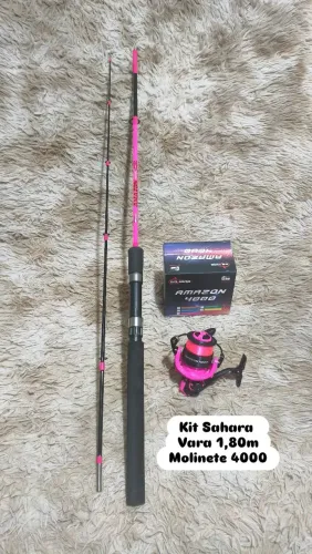 Kit de pesca Sahara novo 