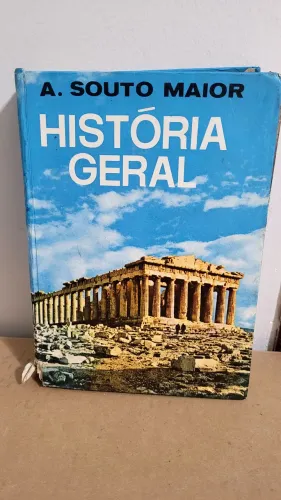 Livro de história geral antigo 1972