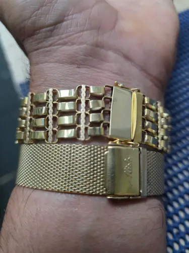 Pulseira de Ouro 18k, 20mm largura, 22.7g