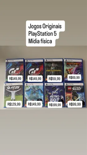 Jogos originais ps5, PlayStation 5, play5