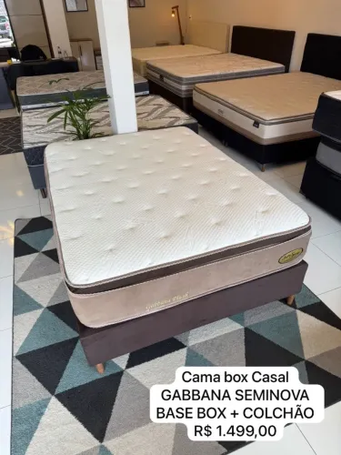 Colchão de Casal GABBANA SEMINOVO TOP - Entrego!
