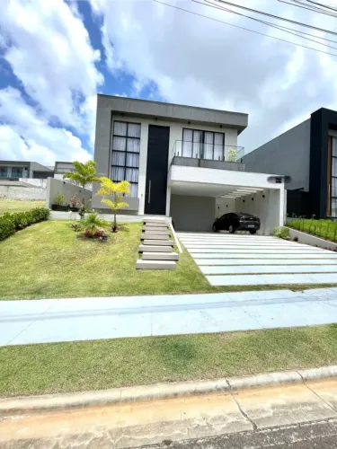 Casa em Condomínio para Locação em Camaçari, Abrantes, 4 dormitórios, 4 suítes, 5 banheiro