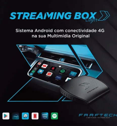 Streaming Box Light Faaftech 3g 32g Quadcore Android Apps Preto