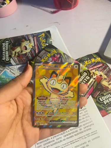 Carta Pokémon meowth ex