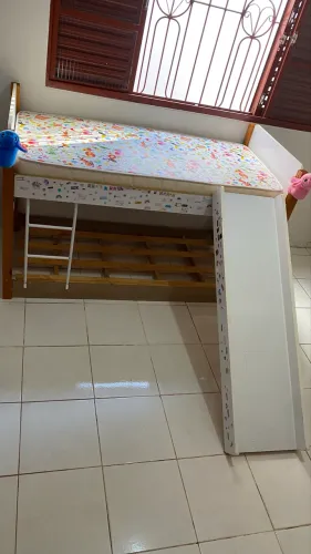Cama beliche colchão