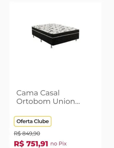 Cama box casal 