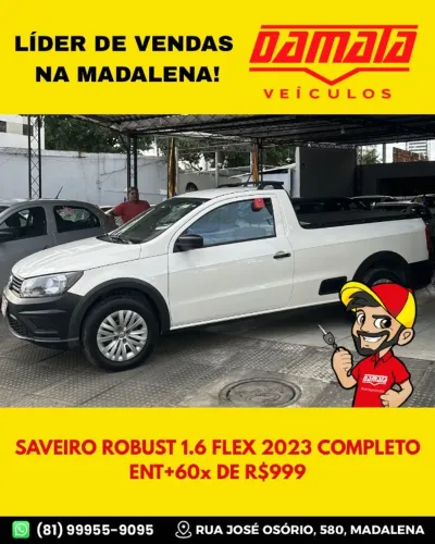 Volkswagen Saveiro Robust 1.6 Total Flex 8V 2023