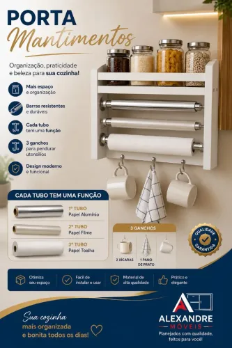 Porta mantimentos tempero