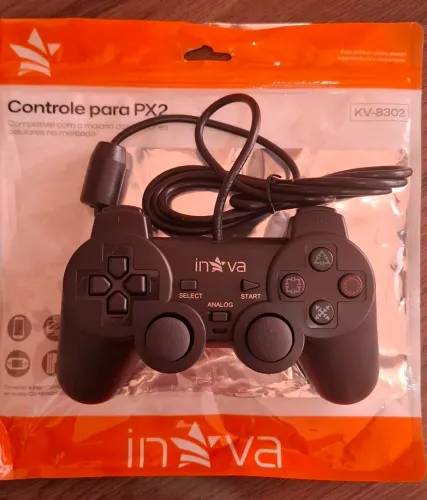 Controle novo PS2 de primeira linha INOVA funcionando perfeitamente!