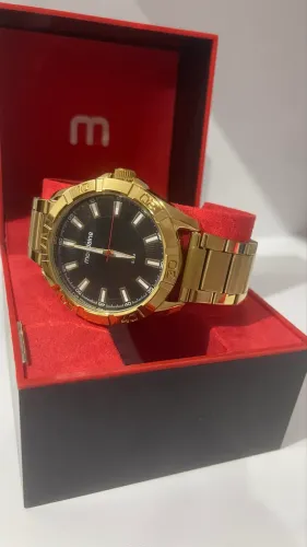 Relógio pulso dourado 