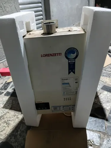 Aquecedor de chuveiro a gás lorenzetti