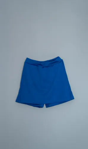 Saia Short Azul com friso