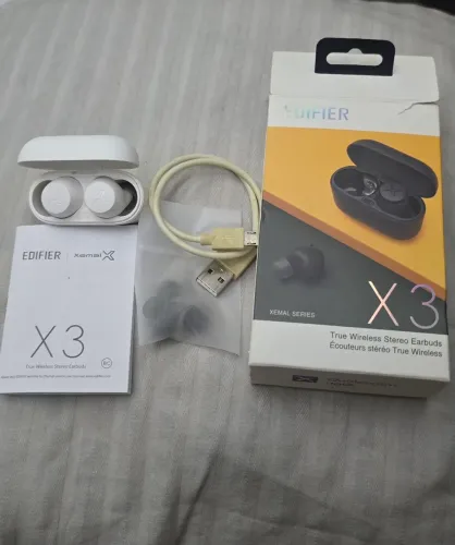 Fone Bluetooth Edifier X3 TWS - Na Caixa Completo