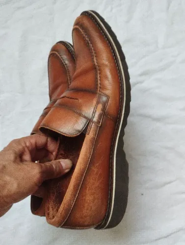 Sapato social masculino em couro legítimo original número 41