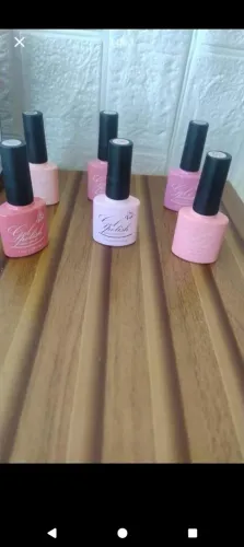 Kit com 6 esmaltes em gel