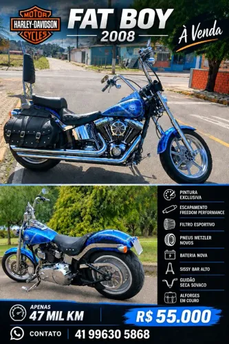 Harley Fat Boy Exclusividade