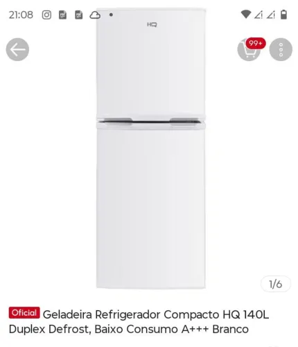 Vendo geladeira nova nunca usada 