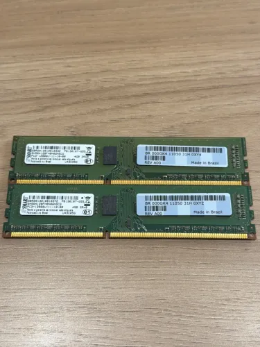 Kit Memória RAM 8GB (2x4GB) DDR3 1600MHz SMART p/ PC Desktop | Dual Channel