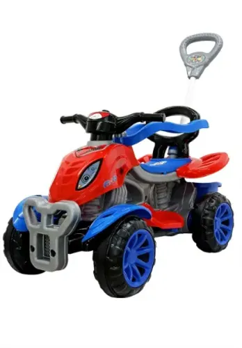 QUADRICICLO INFANTIL AZUL E VERMELHO