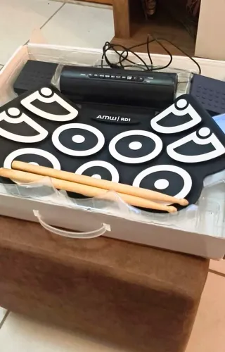 Bateria Amw Rd1 Midi + mesa dobrável
