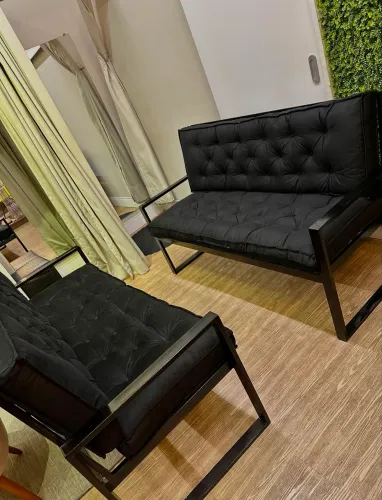 Sofá estilo industrial