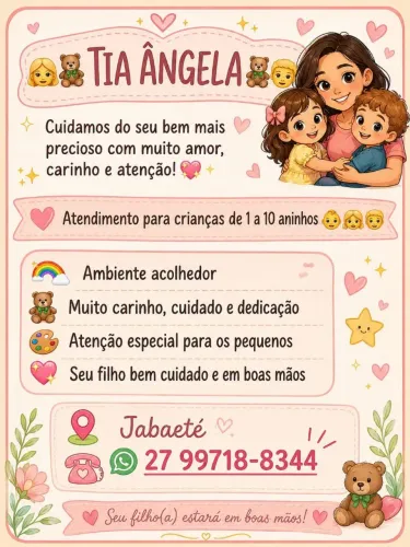 Cuido de crianças no acolhedor da minha casa