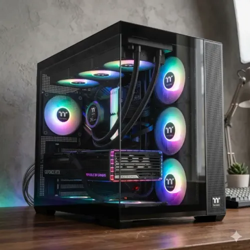 Computador Gamer AMD Ryzen 7 9800x3d + Placa de Vídeo RTX 5070 Nvidia