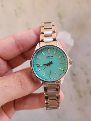 Relógio Curren Blanche Feminino em Aço Inox, Resistente à água (Novo) Importado, Premium