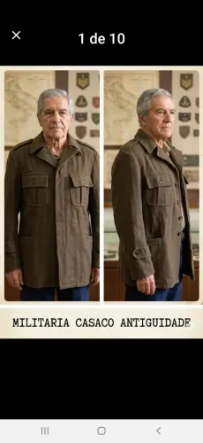 Casaco Militaria CGC<br>Casaco Antigo<br>Tamanho 50