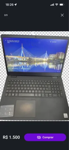Notebook Dell Inspiron 15' 3501 Corei3-1005g1 8gb 256ssd -