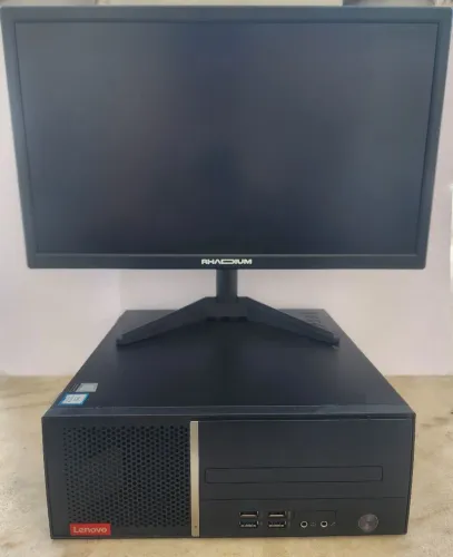 PC completo LENOVO+MONITOR 19'CoreI5 8°GER 16GB ddr4 SSD 360GB"Aceito Cartão"