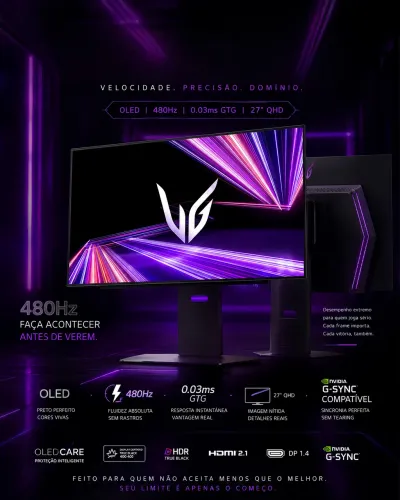 Monitor OLED - 480Hz