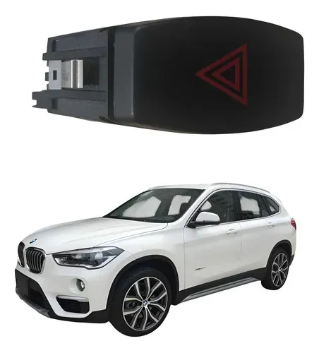 Botão Pisca Alerta Bmw X1 2016 A 2017 Preto