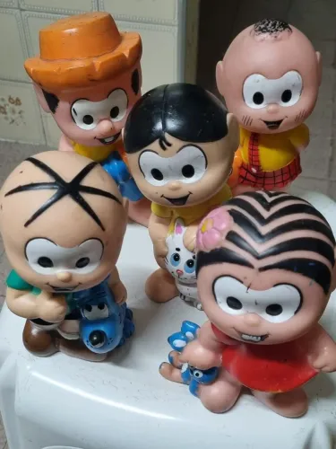 Bonecos de vinil turma da monica - Algazarra - 18cm18 cm