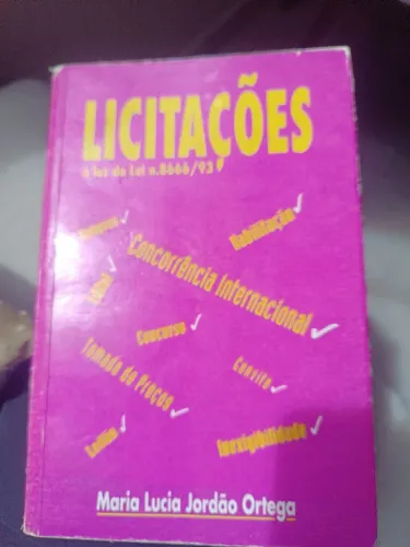 Livro Licitações a luz da lei n.8666/93