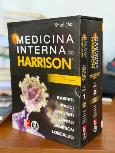 Medicina Interna de Harrison - 19ª Edição | Box Completo (2 Volumes) | Excelente Estado