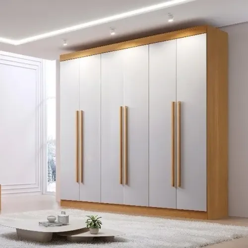 Guarda-Roupa 6 Portas Monte Carlo 2,32 m 100% MDF