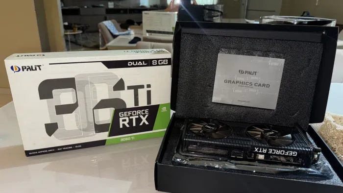 RTX 3060 Ti Palit Dual 8GB - Na Caixa - Estado de Nova