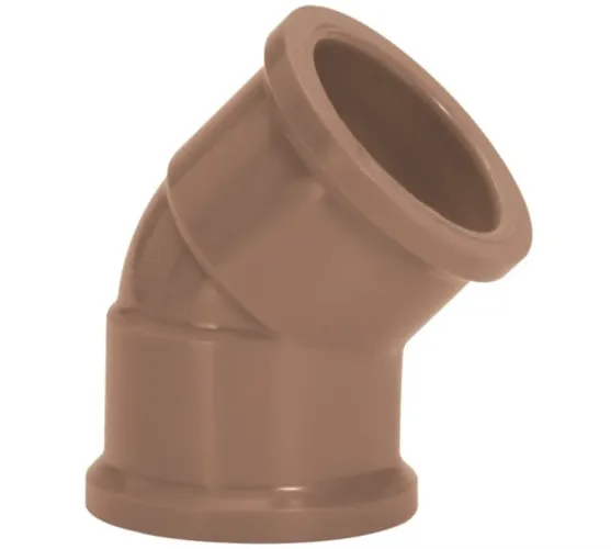 Joelho 45° Marrom Soldável 110mm Amâncio Wavin