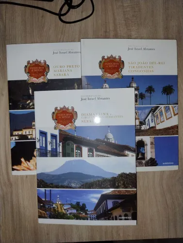 Tesouros de Minas. 3 Volumes. José Israel Abrantes LIVROS NOVOS!!!