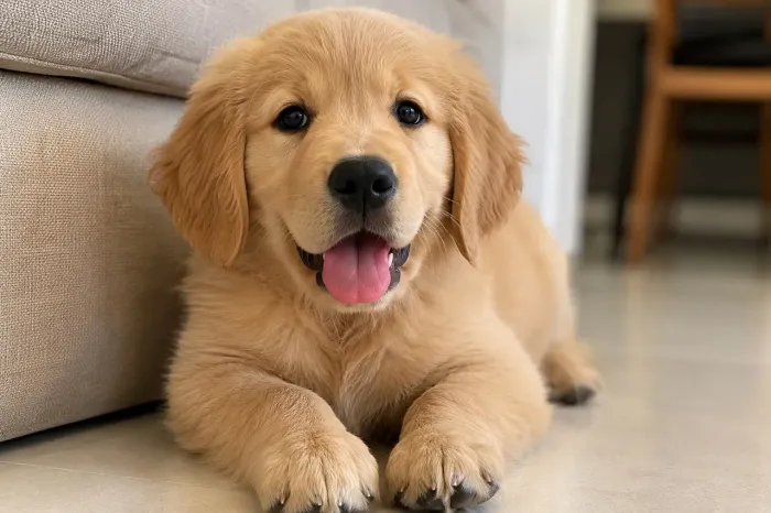 Filhote de Golden retriver