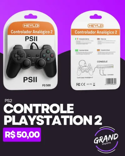 Controle Playstation 2 ps2